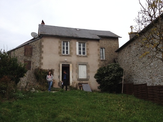 Rear Garden of House at hamlet near Saint-Priest-la-Feuille